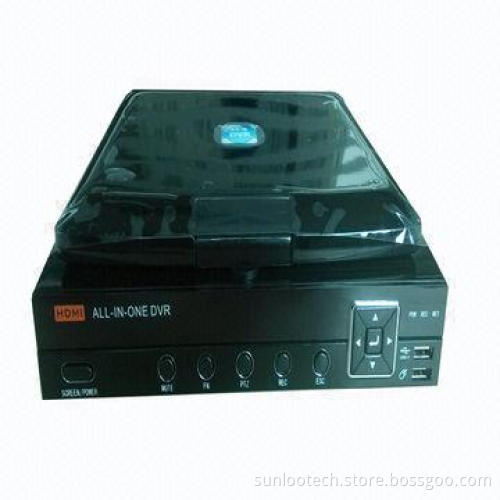 4ch 10.5-inch LCD DVR Combos, HDMI Output, P2P Function, Supports 3G Mobile Phone View